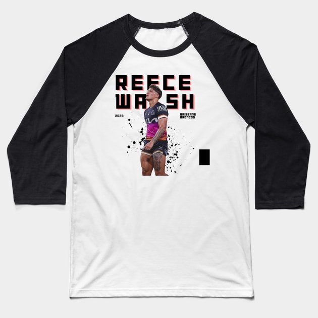 Reece Walsh Baseball T-Shirt by Lottz_Design 